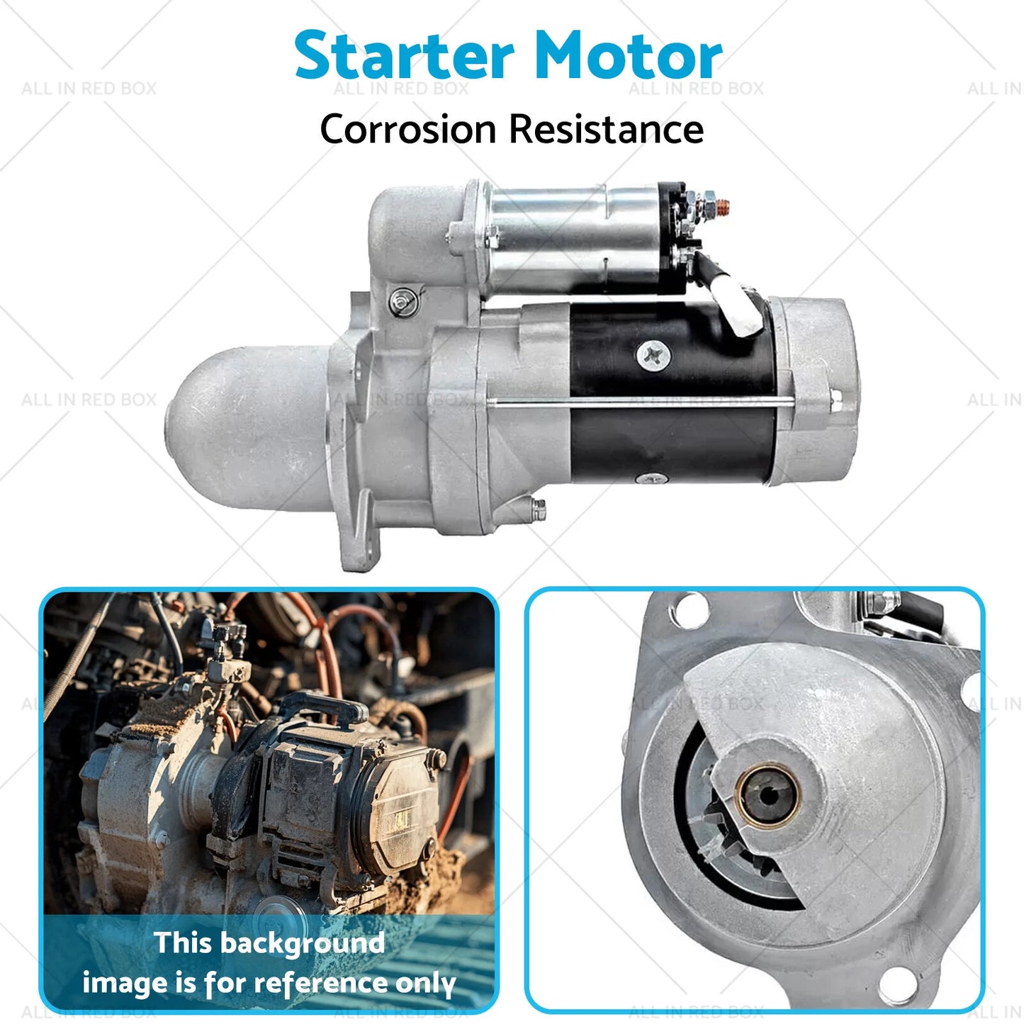 Starter Motor for Bobcat Skid Steer Loaders 763C 763F 763G 773