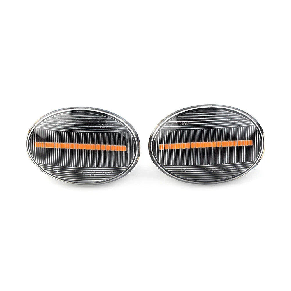 Dynamic Clear LED Side Marker Lights for MINI Cooper R55 R56 R57 R58
