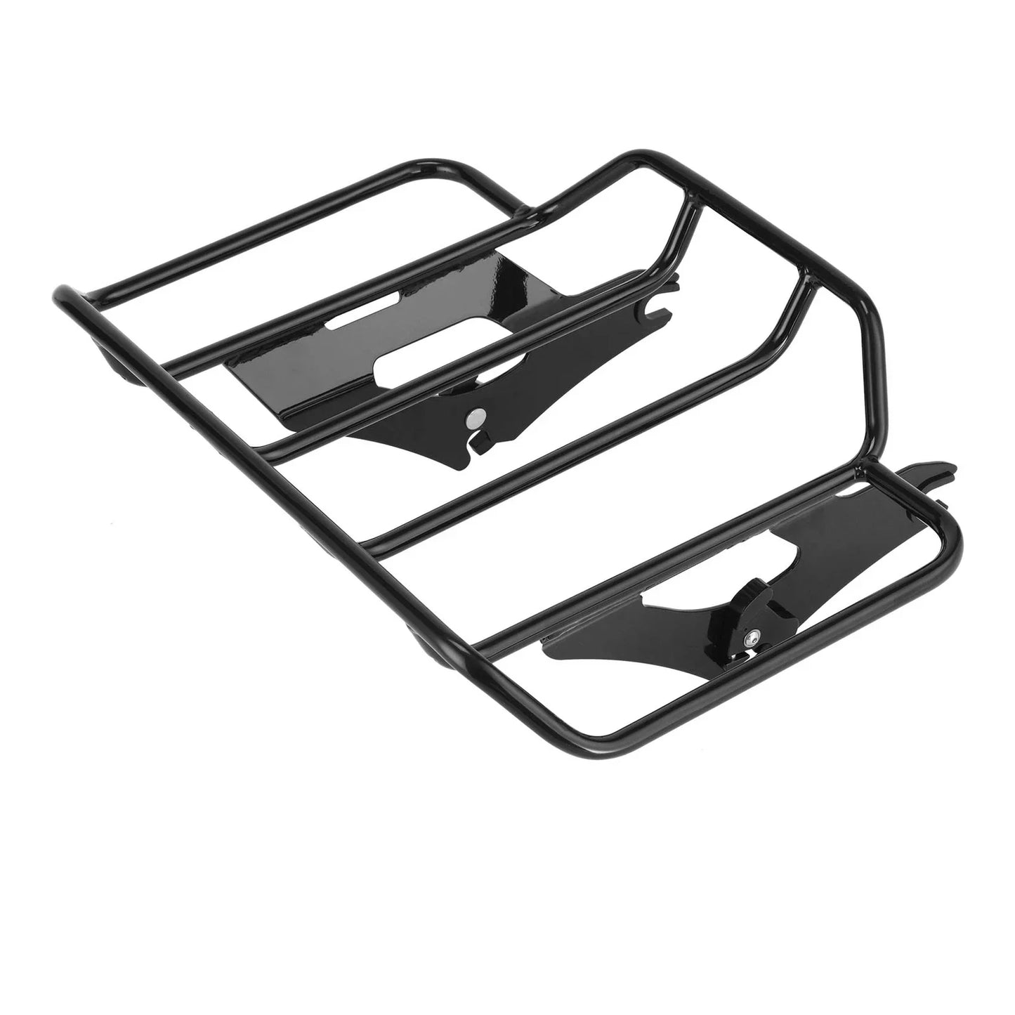 Black Luggage Rack Docking Hardware for Harley Road Electra Glide (14-25)