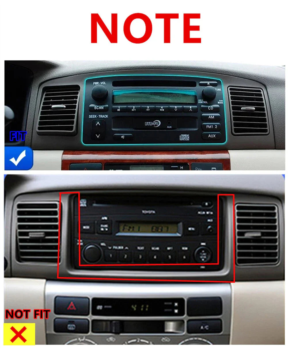 7'' Android Car Stereo Radio Head Unit for Toyota Corolla (2003-2008)