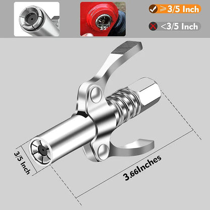 High Pressure Grease Couplers for Quick Release Oil Injection Nozzle 1/8" NPT