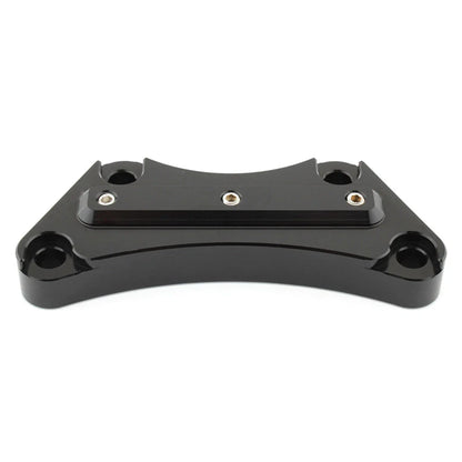3-Hole Black 1" Handlebar Risers Top Clamp for Harley Touring (1997-2019)