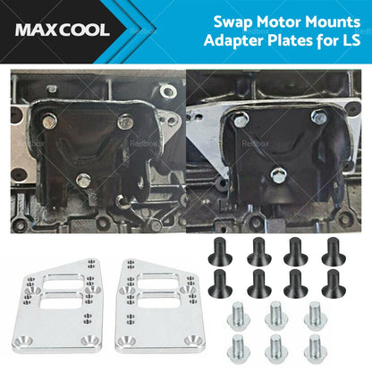 LS Engine Conversion Motor Mounts Adapter Plates for Chevy SBC