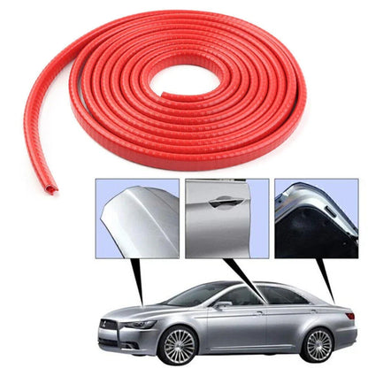 10FT Adhesive Rubber Seal Strip for Car Door Window Insulation Weatherstrip RED