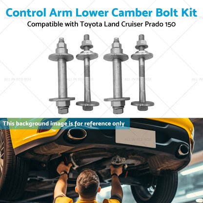 4pcs Control Arm Lower Camber Bolt Kit for Toyota Land Cruiser Prado (2009-2023)