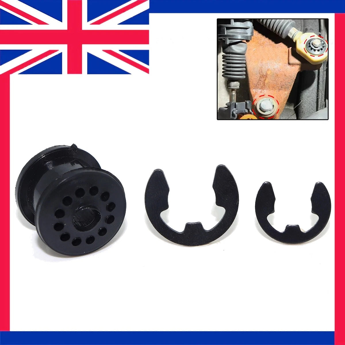 Gear Shift Lever Cable Linkage Bushing Replacement with Clip for Ford Cougar (1998–2001)