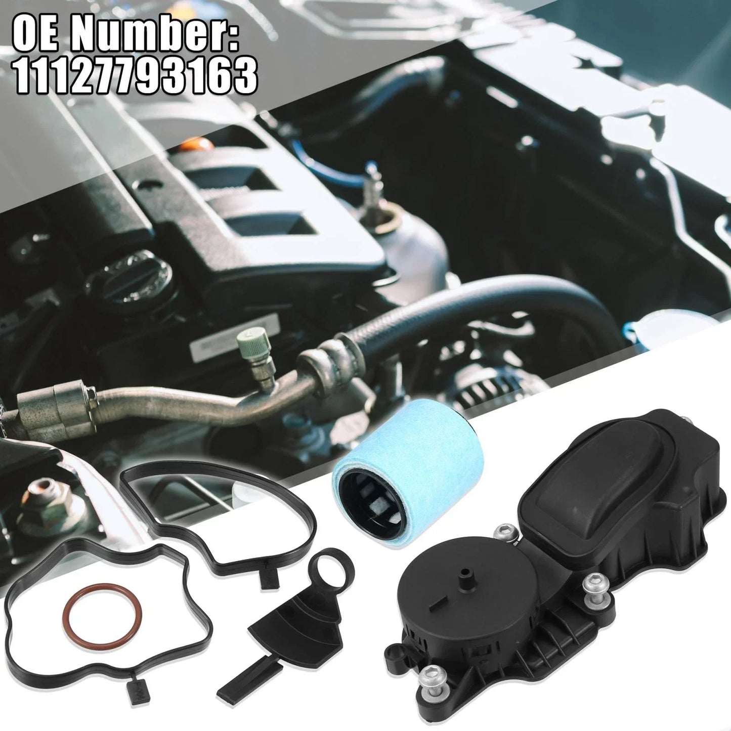 Crankcase Oil Water Separator Set for BMW 3 5 7 X5 Series (1998-2005)