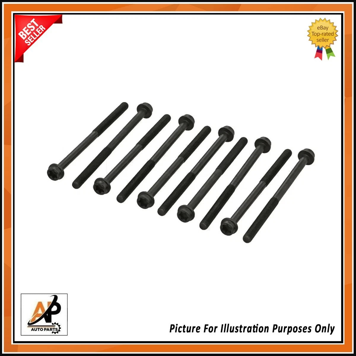 Head Bolt Set for Jaguar F-PACE 5.0 P Engine 508PS (2019–2025)