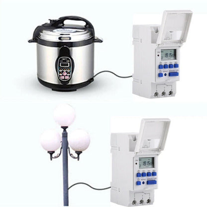 Digital LCD Power Programmable Timer Switch Relay for AC 220V