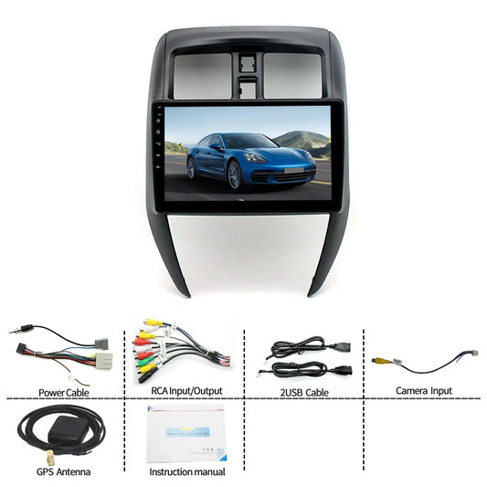 10.1'' Carplay Stereo GPS Navigation for Nissan Versa Sedan (2015-2019)