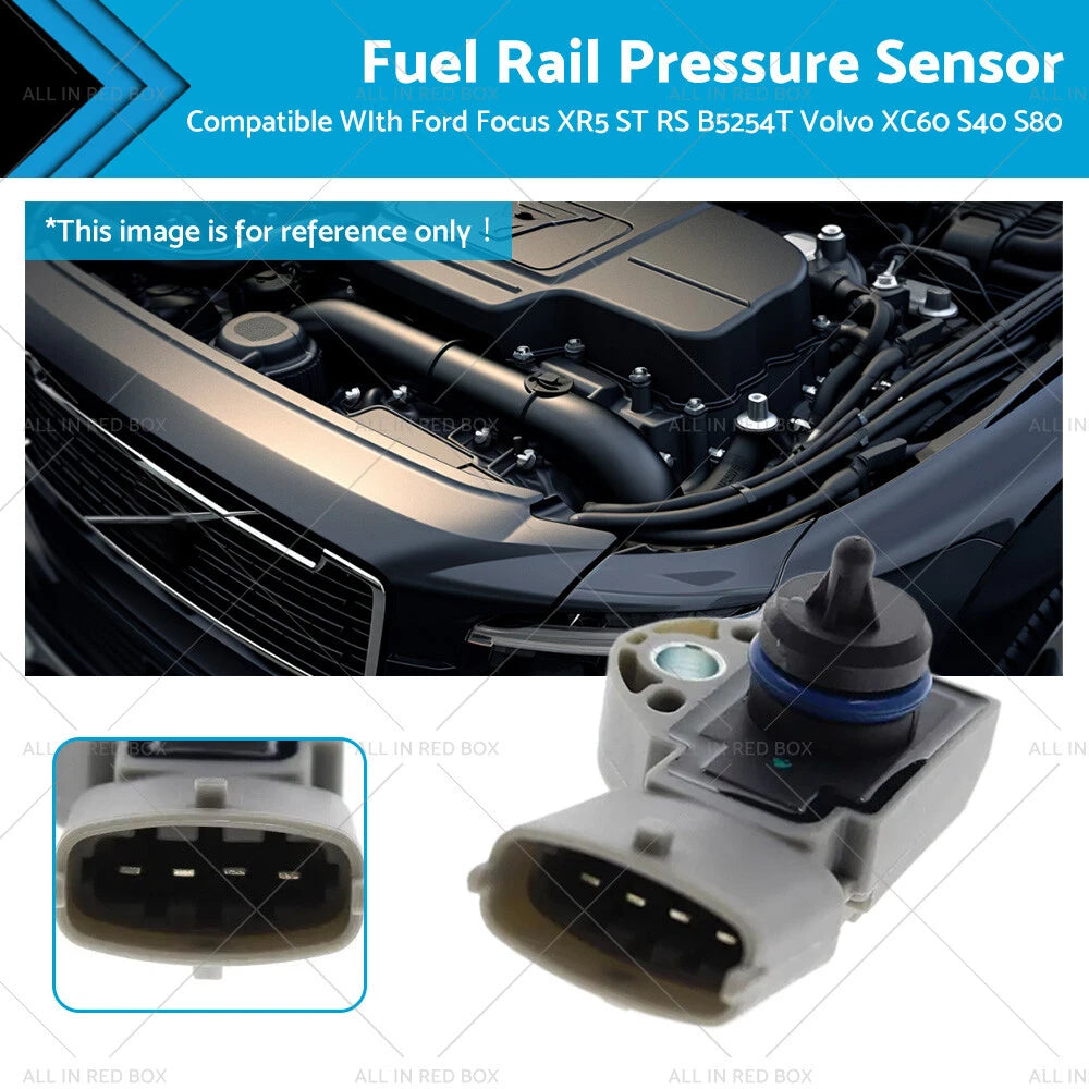 Fuel Rail Pressure Sensor for Volvo XC60 S40 S80 Ford Focus XR5 ST RS (2008-2018)