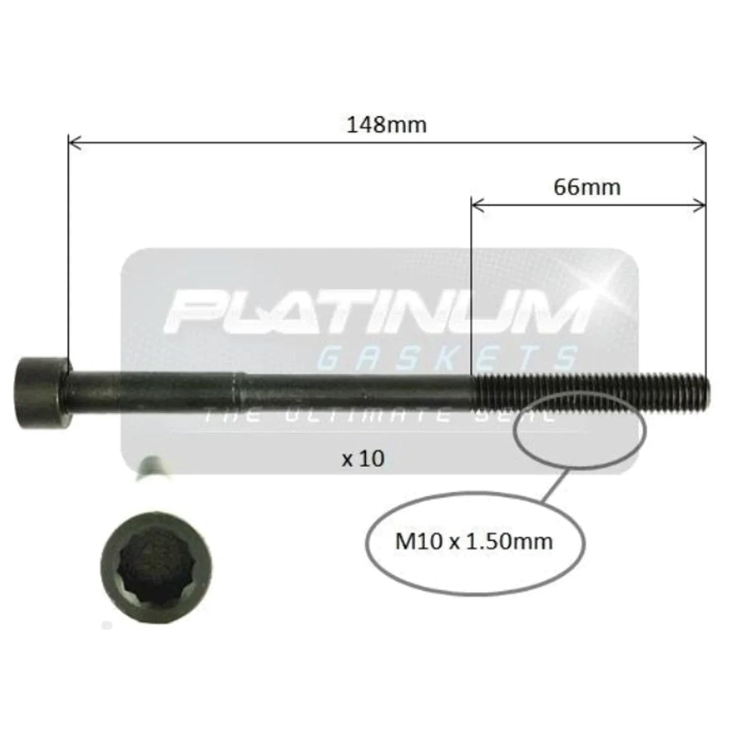 Engine Cylinder Head Bolt Set for Toyota Prius V ZVW40 4cyl 1.8L 2ZR-FXE 2012~19