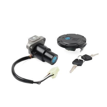 Ignition Switch Fuel Gas Cap Lock Key Set for Kawasaki KLR650 (2008-2018)