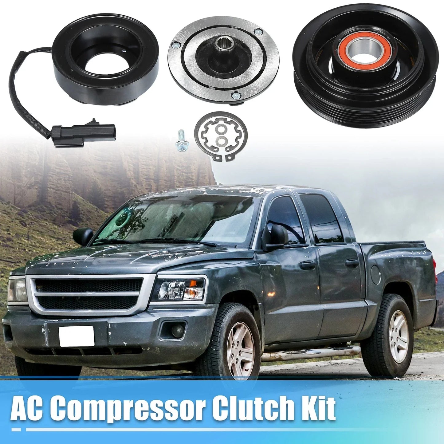 AC Compressor Clutch for Dodge Dakota 2004-2007 A/C Clutch Assembly
