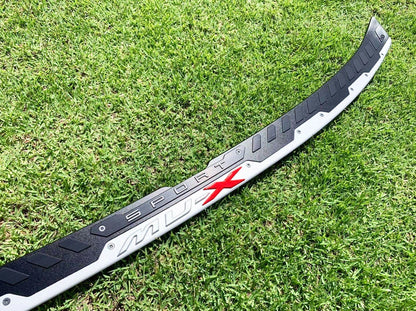 Matte Black Boot Rear Bumper Scuff Plate Cover for Isuzu MU-X (2021-2022)