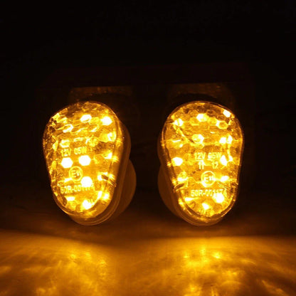 Flush Mount Turn Signal Light 12 SMD LED for Kawasaki Ninja ZX6R ZX9R