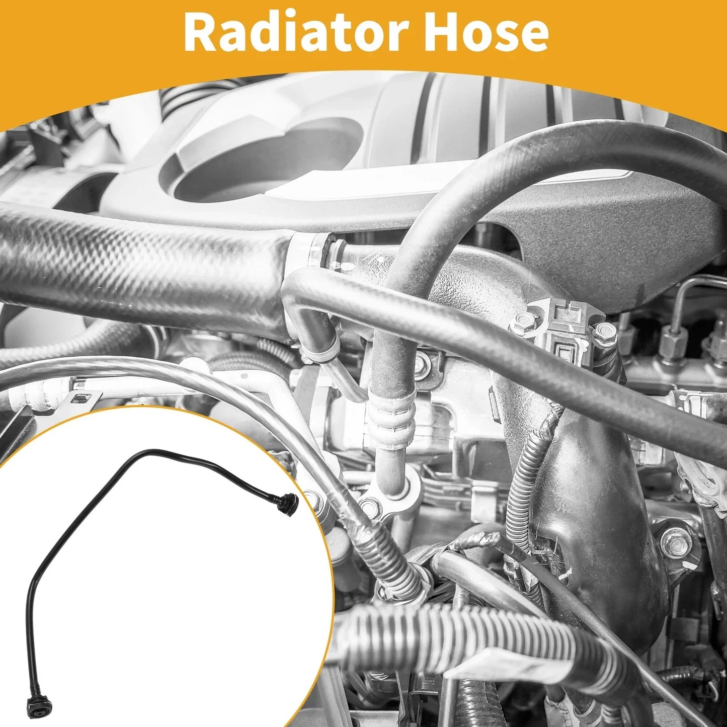 Radiator Hose for Mercedes-Benz GLE350, ML350 W166 3.5L (2012-2018)