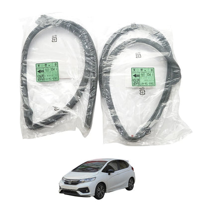 Rear Door Weatherstrip x2 for Honda Fit Jazz Hatchback 2015-2020