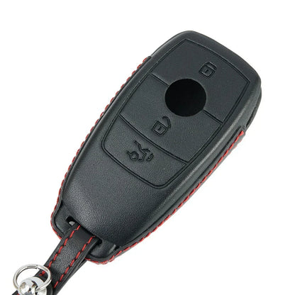 Qualified Leather Key Holder Case for W213 E200 E260 E300 E400 (2016–2023)