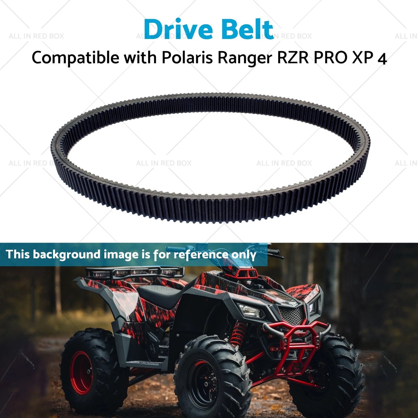 Drive Belt for RZR PRO XP 4, RZR Pro XP Turbo S (2015-2023)