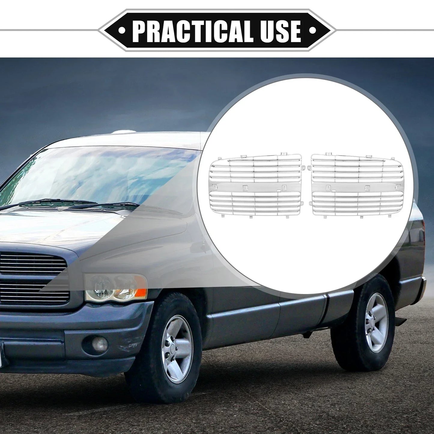 Front Grille Assembly for Dodge Ram 3500 (2003-2005)