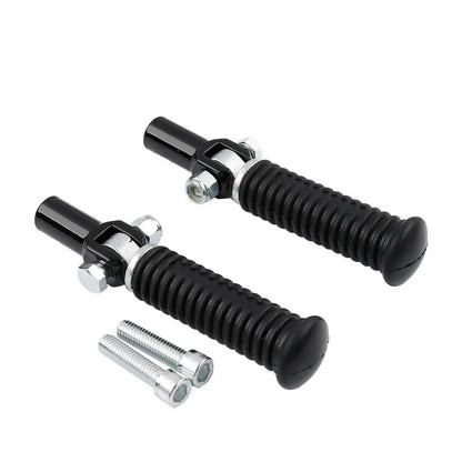 Black Passenger Footpeg Clevis Support Mount for Harley Softail (2000-2006)