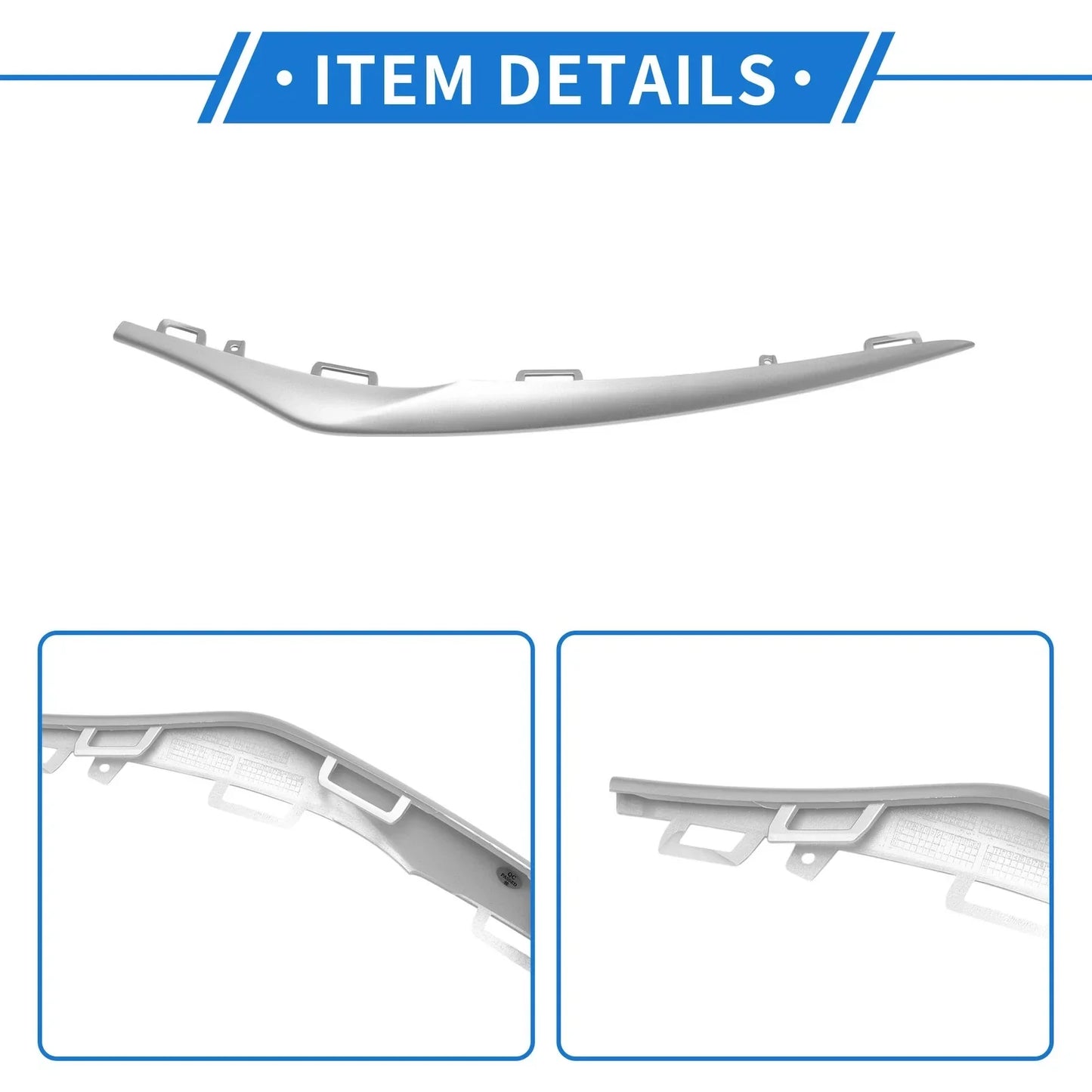 Bumper Grille Trim Garnish for Mercedes-Benz W117/CLA 2017-2019