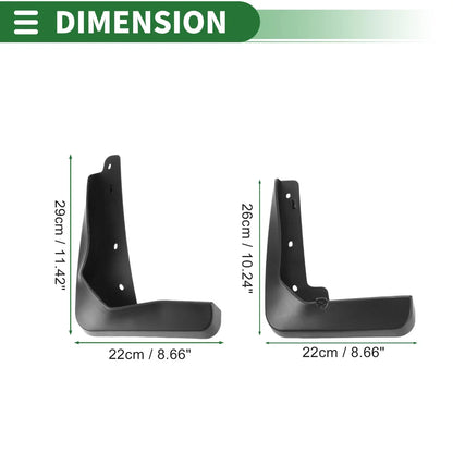 Mud Flaps Splash Guards 1 Set for Lexus GS (2012-2022)