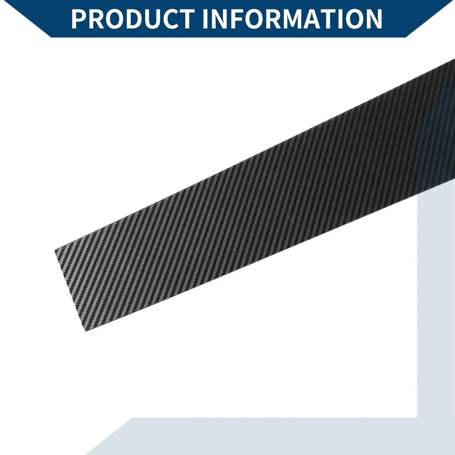 8 x Car Pillar Window Trim Covers for Honda Pilot (2015-2022) Black Carbon Fiber