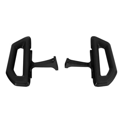 Black Passenger Footboards for Harley Touring Road Street Glide (1993-2025)