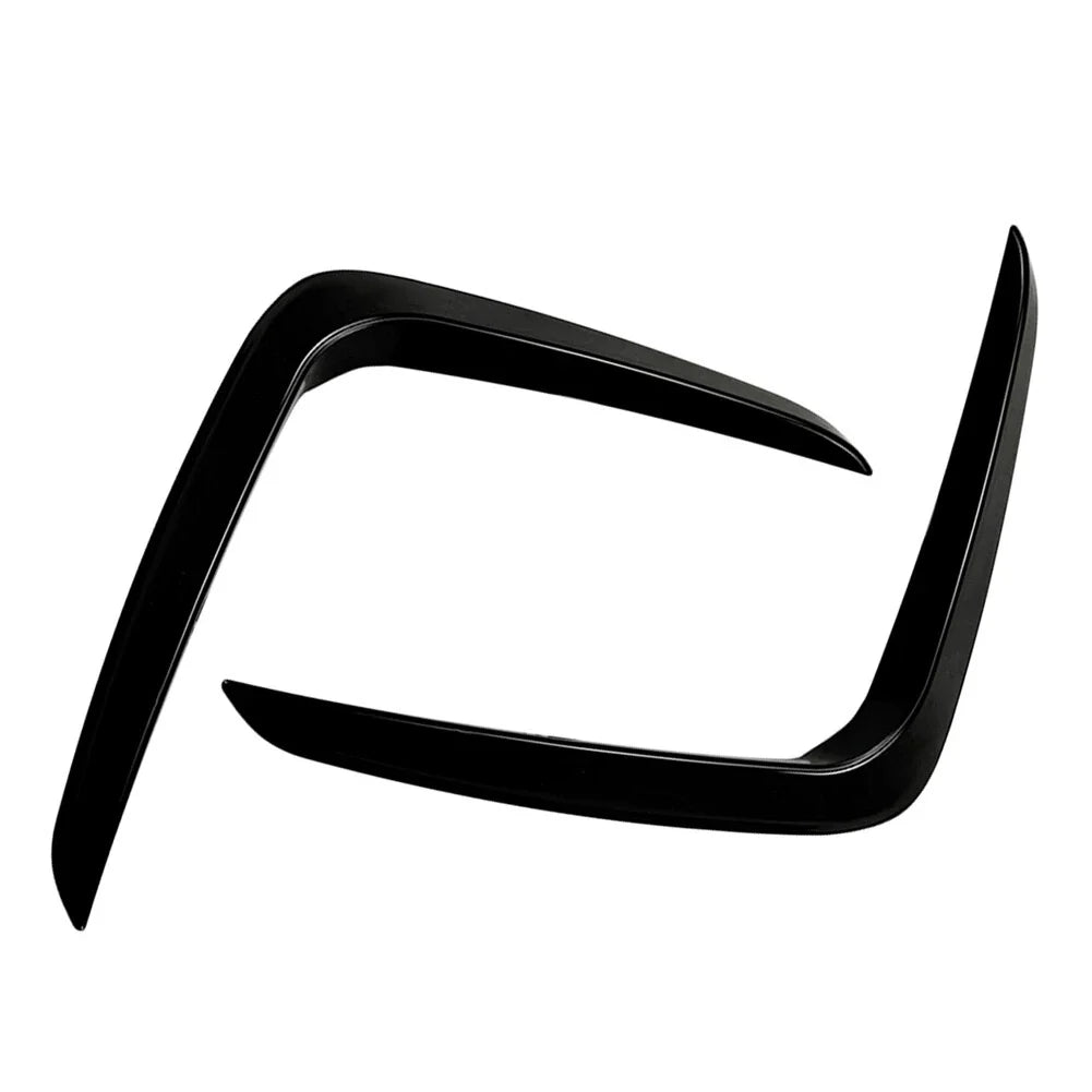 2Pcs Front Bumper Air Vent Trim for BMW X3 G01 X4 G02 M Sport (2022+) Glossy Black