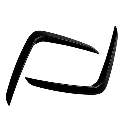 2Pcs Front Bumper Air Vent Trim for BMW X3 G01 X4 G02 M Sport (2022+) Glossy Black