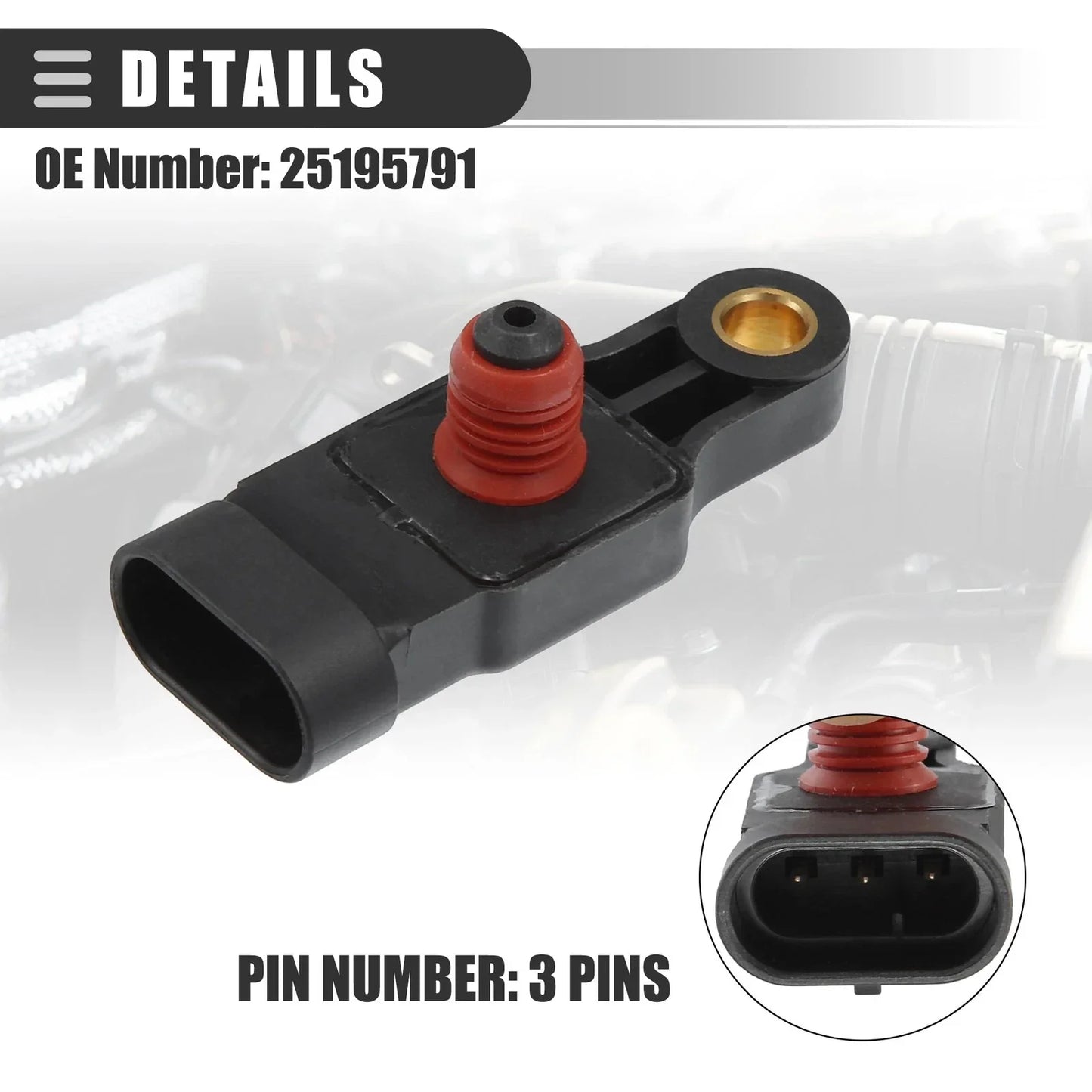 Manifold Absolute Pressure Sensor for Chevrolet Spark (2012-2015)