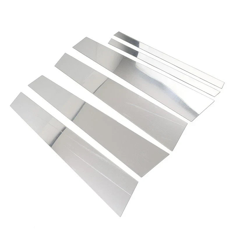 Silver Pillar Post Door Window Cover Trim for Infiniti G35 G37 Sedan (2002-2013)