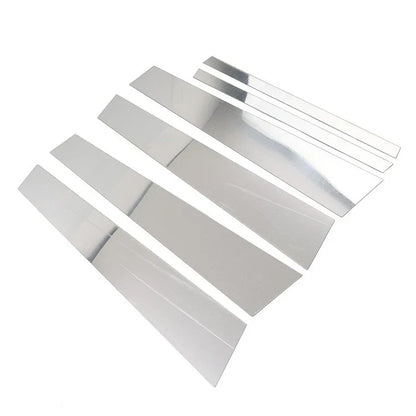 Silver Pillar Post Door Window Cover Trim for Infiniti G35 G37 Sedan (2002-2013)
