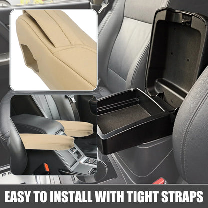 Car Armrest Covers for Honda Odyssey (Light Brown)