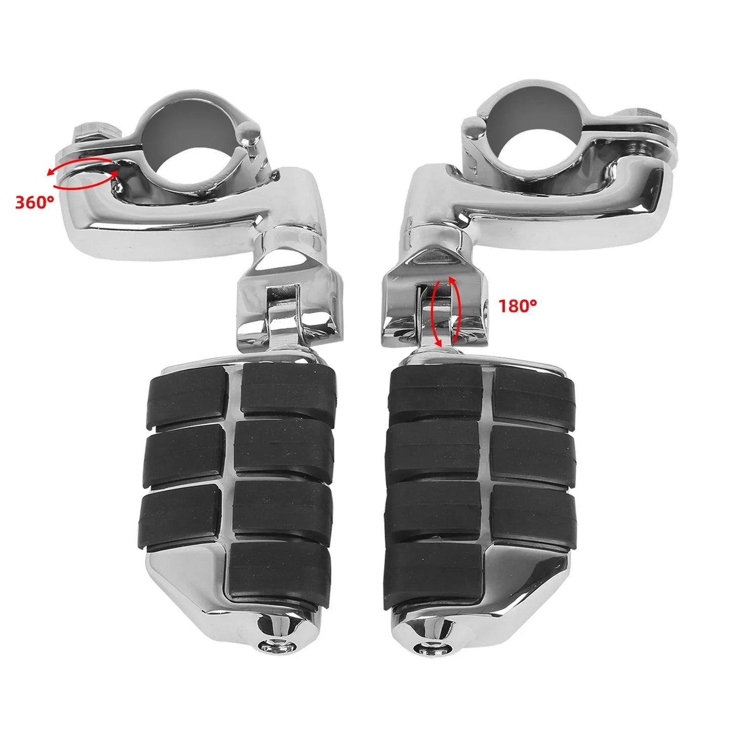 32mm Chrome Highway Engine Guards & Footpegs for Harley