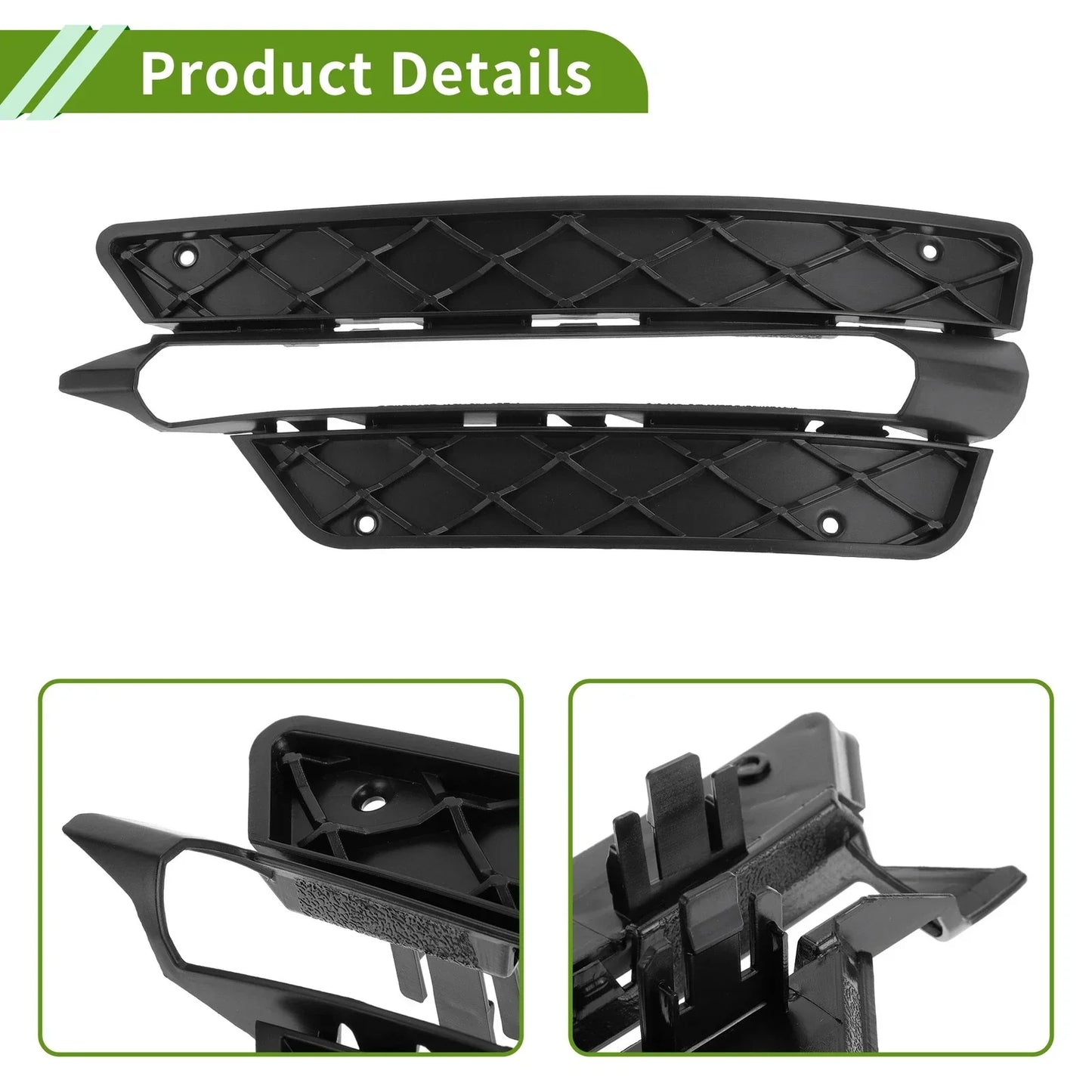Front Left Fog Light Grill for Mercedes-Benz C350 (2008-2015)