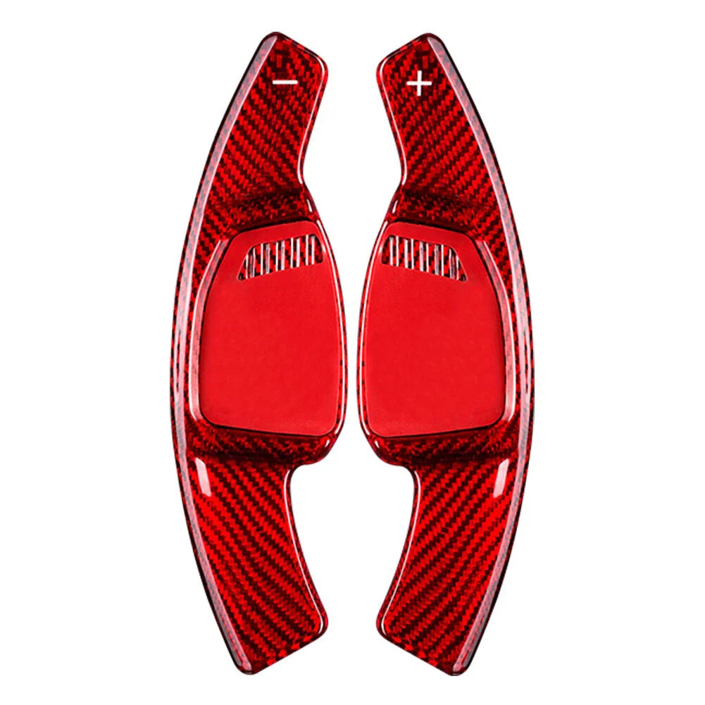 Carbon Fiber Steering Wheel Paddle Shifter Extensions for Audi RS5 (2021)