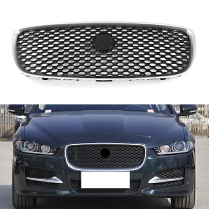 Matte Silver Upper Grill Mesh for Jaguar XF XFR (2016-2020)