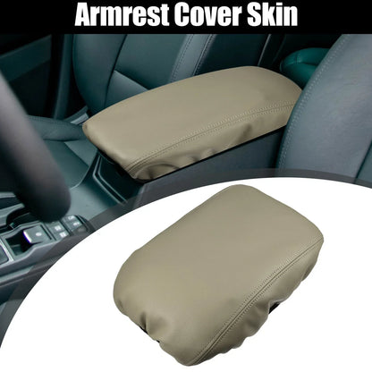 Car Center Armrest Cover for Honda Accord 2018-2022 Beige with Stitches