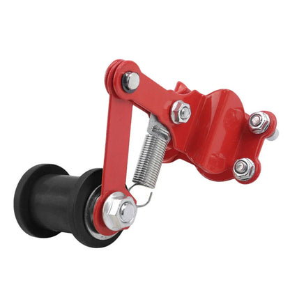 Red & Black Universal Bolt On Chain Tensioner Roller Adjuster for ATV Dirt Bike