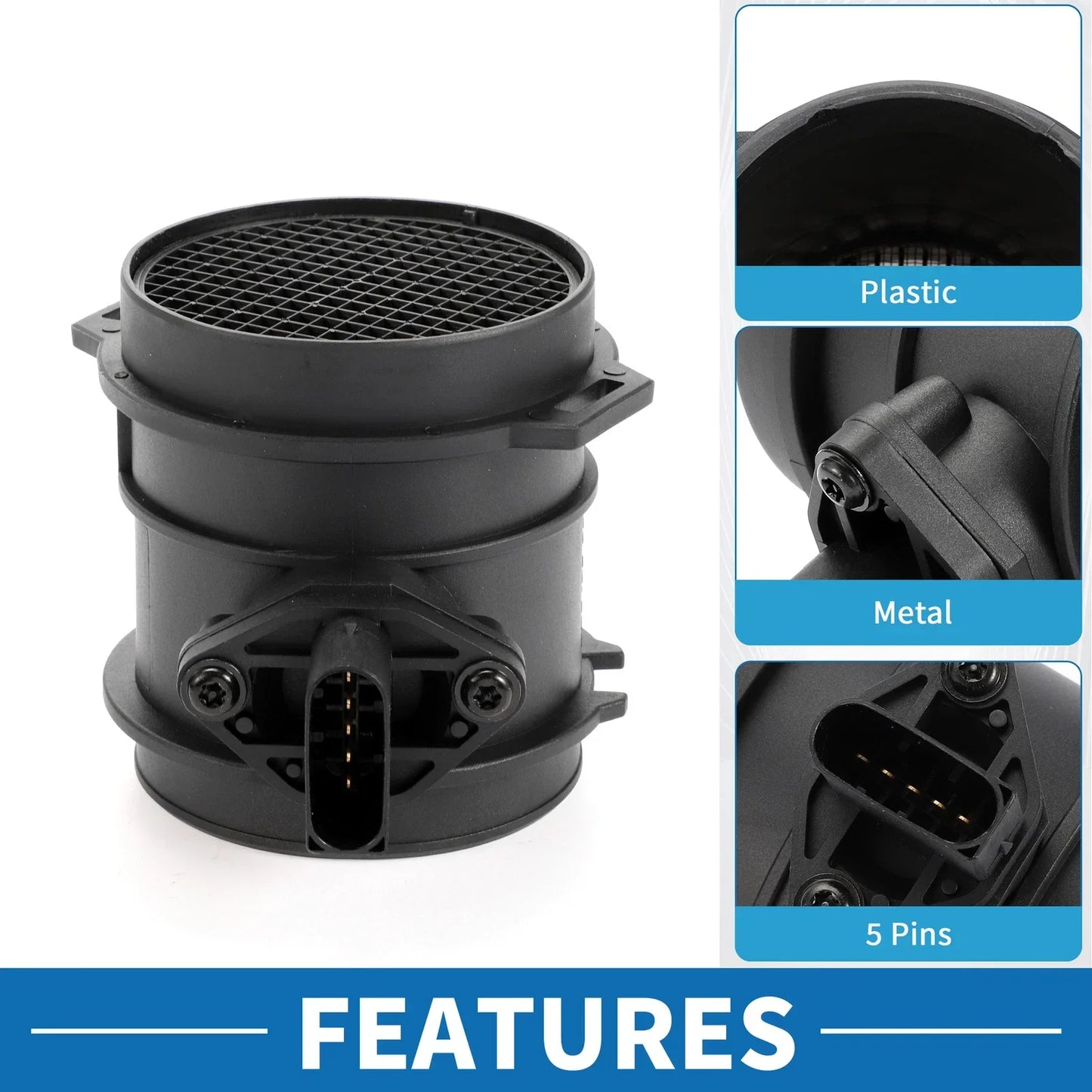 MAF Mass Air Flow Sensor for Mercedes-Benz E430 E500 (1998-2002)