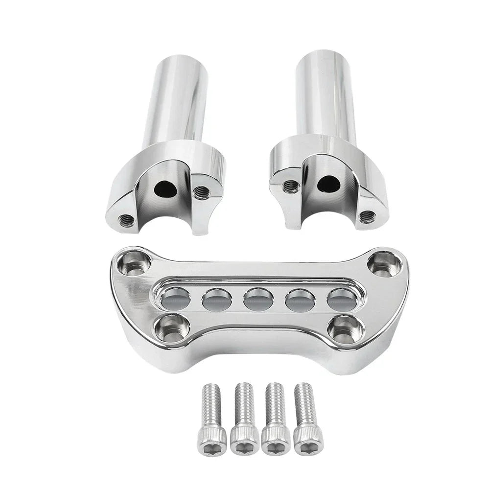 4" Handlebar Riser 1" Top Clamp for Harley Road Glide Softail