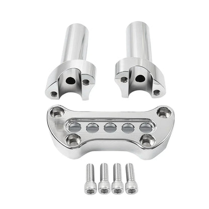 4" Handlebar Riser 1" Top Clamp for Harley Road Glide Softail