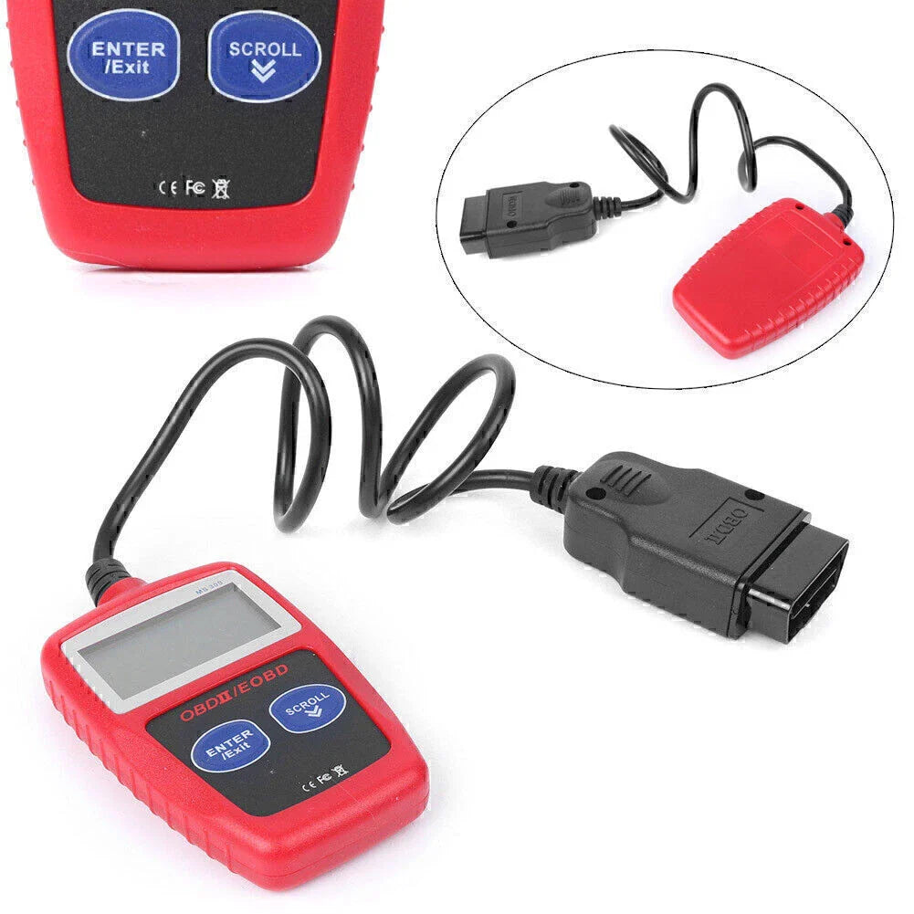 Engine Diagnostic Scanner OBD2 Code Reader Reset Tool for Car (Various Years)