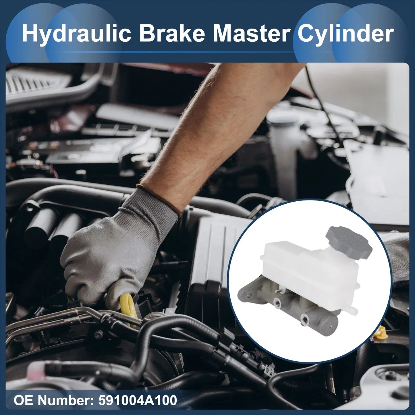 Brake Master Cylinder with Reservoir for Hyundai H1 (1998-2007)