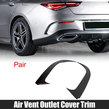 Car Rear Bumper Spoiler Air Vent Outlet Cover Trim for Mercedes-Benz