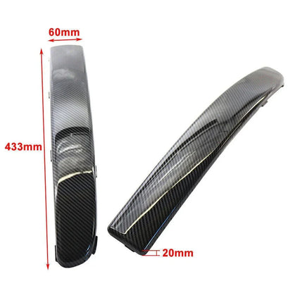 Carbon Fiber Front Bumper Corner Trim Cover for FIAT 500 (2007-2015)