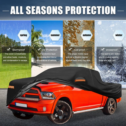 Waterproof 210D-PU Oxford Car Cover for Dodge Ram Crew